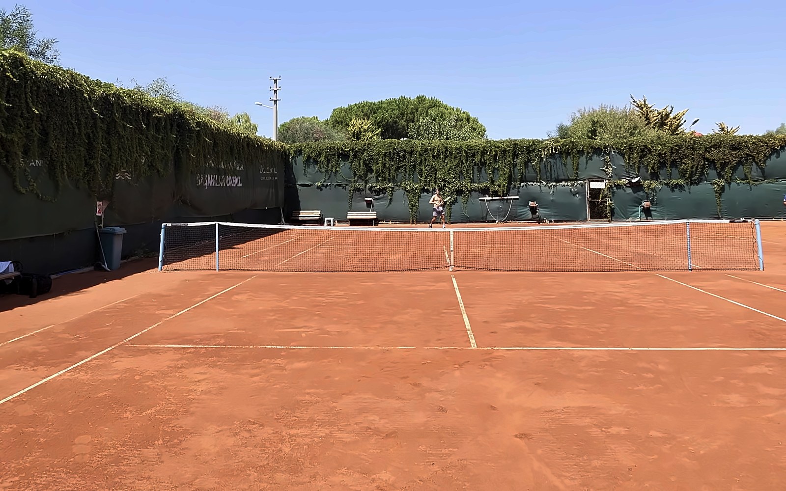 Clay court in Çeşme, Turkey